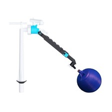 Viva Toilet Cistern Bottom Entry Ball Cock Fill Valve & Plastic FLOAT SKY105