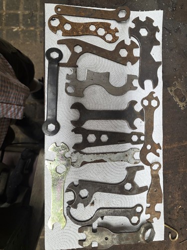 Vintage bicycle spanner - vintage,
