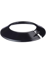 Black Enamelled Trim Ø 100 mm