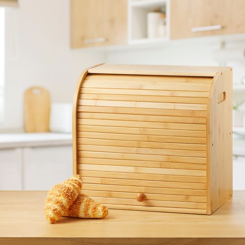 Bamboo wooden kitchen - wooden, storage