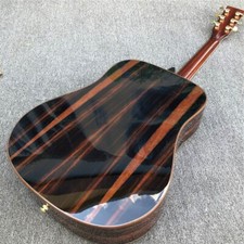 41" D Model Solid Cedar Top Acoustic Guitar Cocobolo Body Abalone Inlays