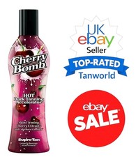 Supre Tan Cherry Bomb Hot Tingle Dark Tanning Sunbed Cream Lotion Accelerator 