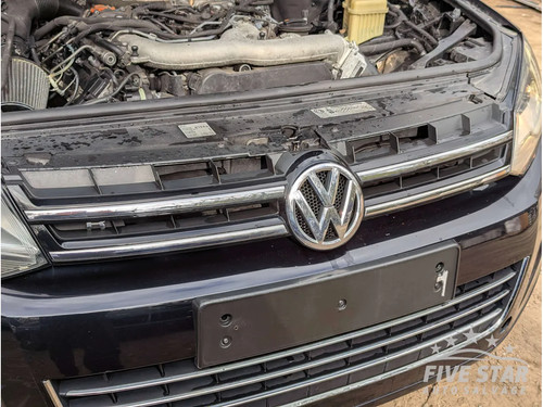 Touareg front bumper upper - vw,