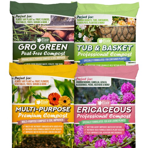 Nutrient rich compost soil - rich,