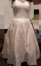 Ivory Tea Length Wedding Dress