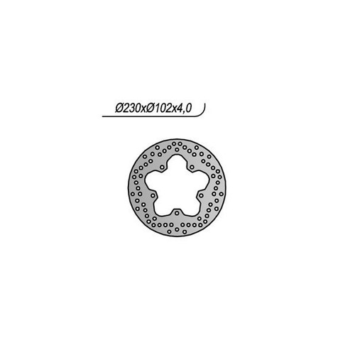 Rear brake disc - rear, r