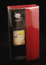 7 FT Emperor Bed Size Duvet Cover Chilli Red 114" x 92" 