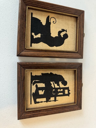 Set antique silhouette - set,
