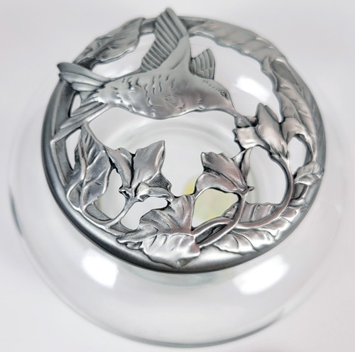 Pewter hummingbird flower - pewter,