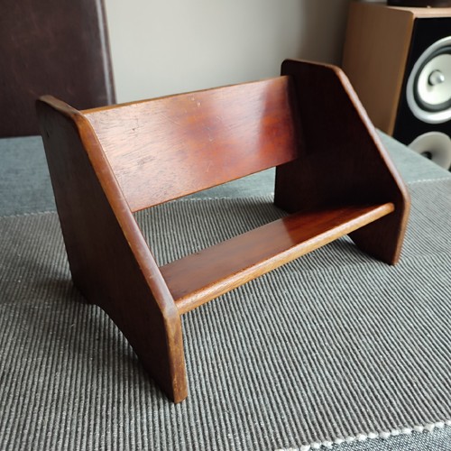 Vintage wooden desk book rest - desk,