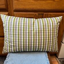 Ikea Alvine Ror Plaid Pillow Feather 23x15”