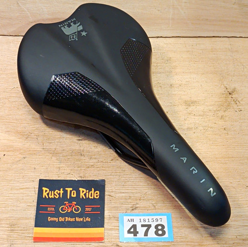 Marin black bicycle - , saddle