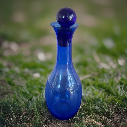 Vintage cobalt blue - blue, glass