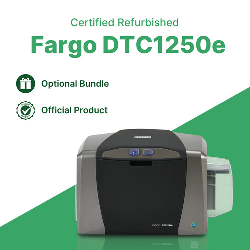Single sided fargo dtc1250e - sided,