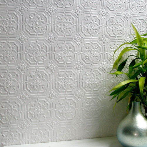 White textured paintable - white,