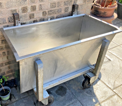 Stainless steel mobile sink - stainless,