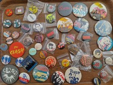 Clash Pin Badges Vintage Punk