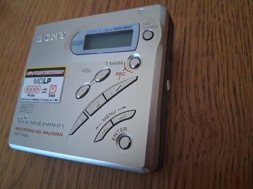 Sony minidisc player r500 - minidisc, mz-r500