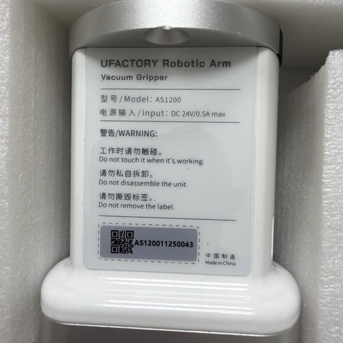 Ufactory xarm vacuum - ufactory,
