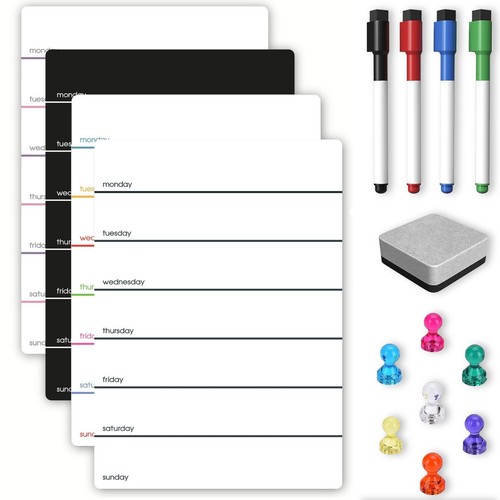 Magnetic weekly planner - magnetic,