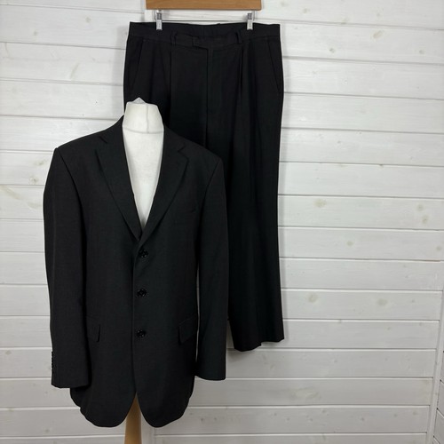 Suit mens size 42 charcoal - size,
