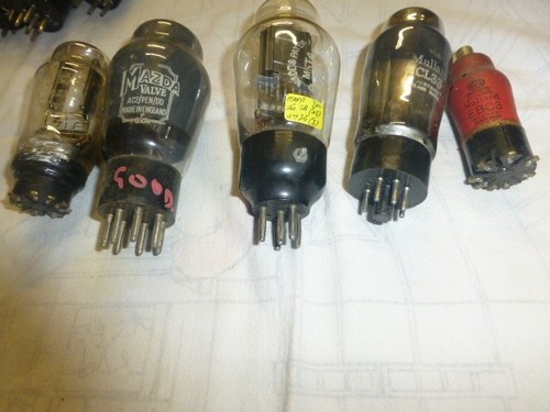 Job lot vintage valves - vintage, vacuum