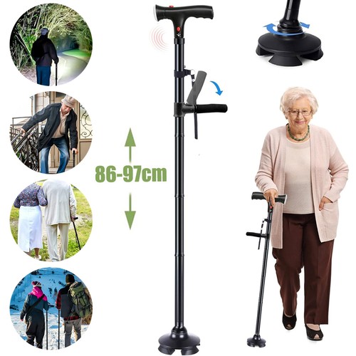 Adjustable folding walking - adjustable,