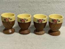 Vintage 1950s Ceramic & Wood