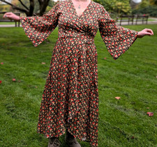 Toadstool Mushroom Dress Long