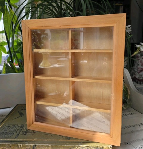 Vintage wooden wall - shelf, unit