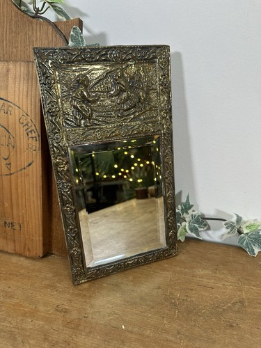 Vintage small dutch brass wall - small,