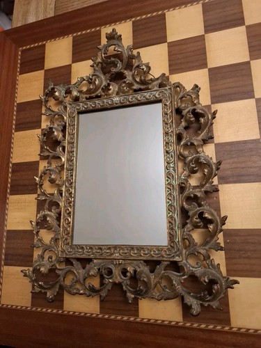 Antique easel wall - antique, gold