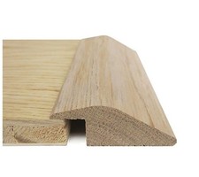 Solid Oak 90cm Doorbar Threshold Ramp 7mm - NEW