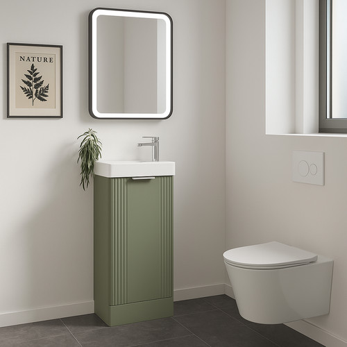 Nuie deco 400mm satin green - satin,
