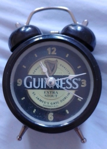 Guinness branded travel alarm - branded,