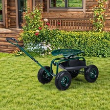Garden Cart Seat 360 Swivel
