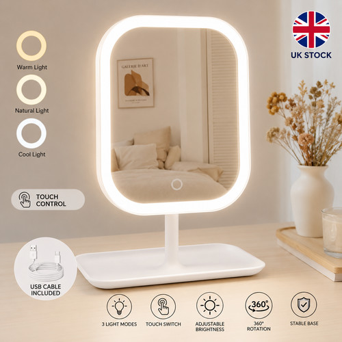 Led mirror with light - light, and
