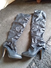 River Island Black Leather