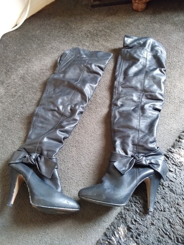 River island black - black, leather