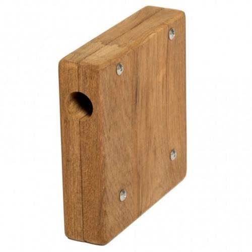 Solid teak outboard engine - solid,