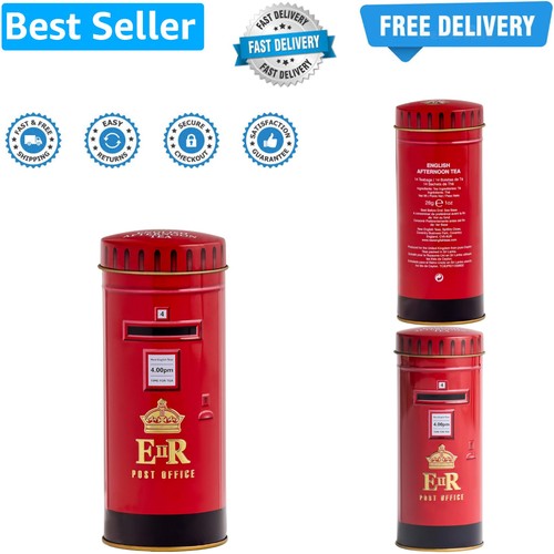 British red post box - british,