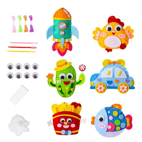 Sewing kit for learn to - sewing, ki.ds