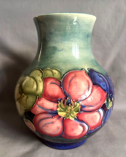 Moorcroft anemone vase - moorcroft,