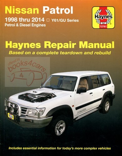 Patrol nissan shop manual - nissan,