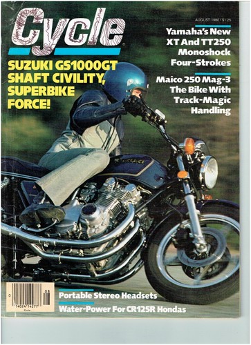 August 1980 cycle motorcycle - august,
