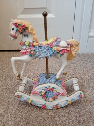 Vintage rocking horse - rocking, music