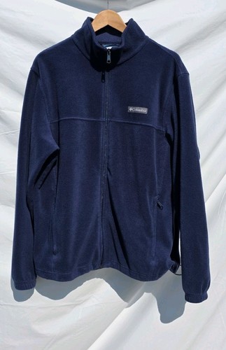 Columbia size navy full zip - l,