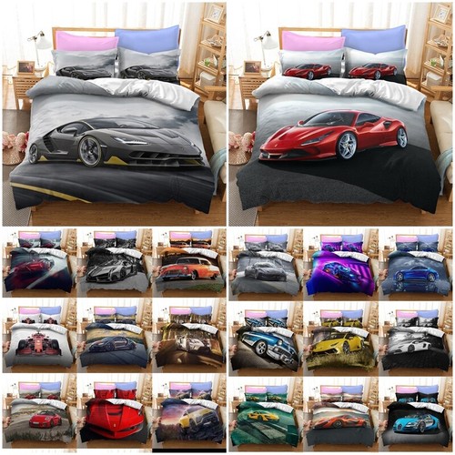 Sports racing car duvet - sports,