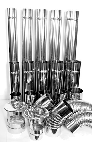Stainless steel flue liner - steel,