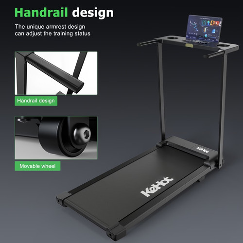Folding treadmill - 2-in-1,